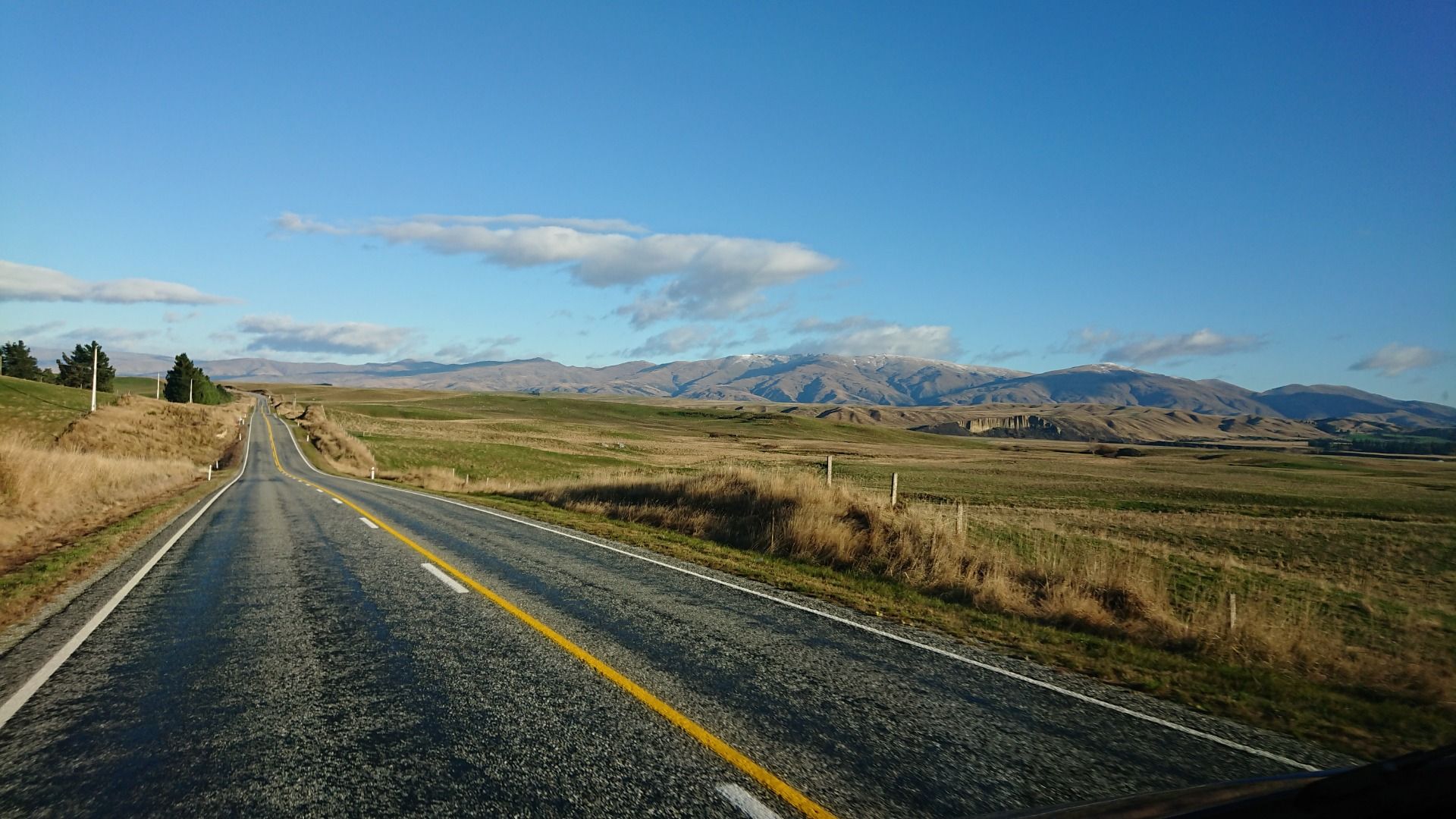 The landscape really opens up as we head to the pick up point - there's excitement in the air!