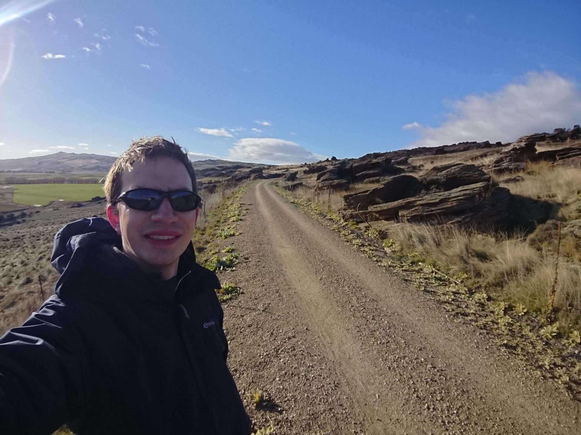 OK, let's hop back on and make our way up there!