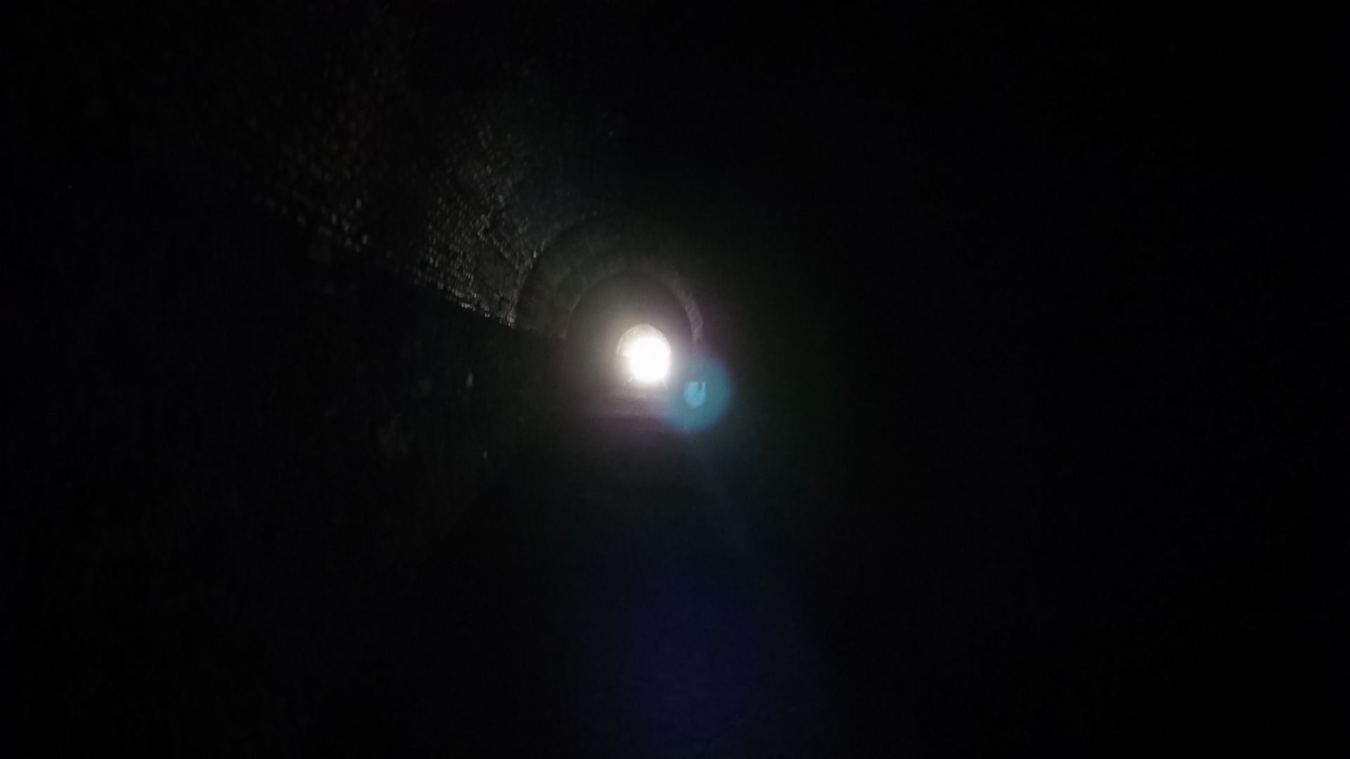 It sure is dark in here... day light looks a long way away...