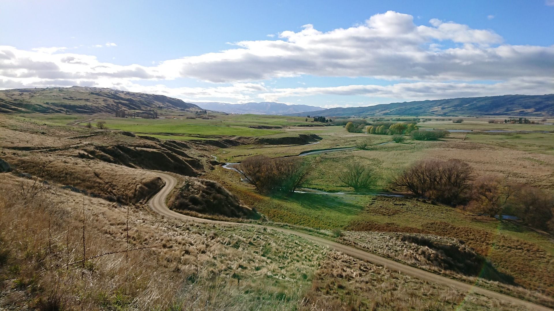 Views across the south side of the trail after Poolburn Viaduct