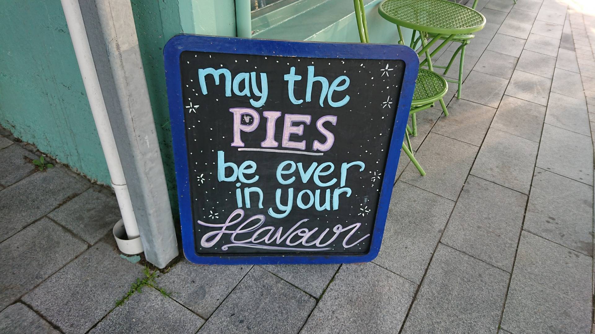 ...and can get some energy back with some pie!