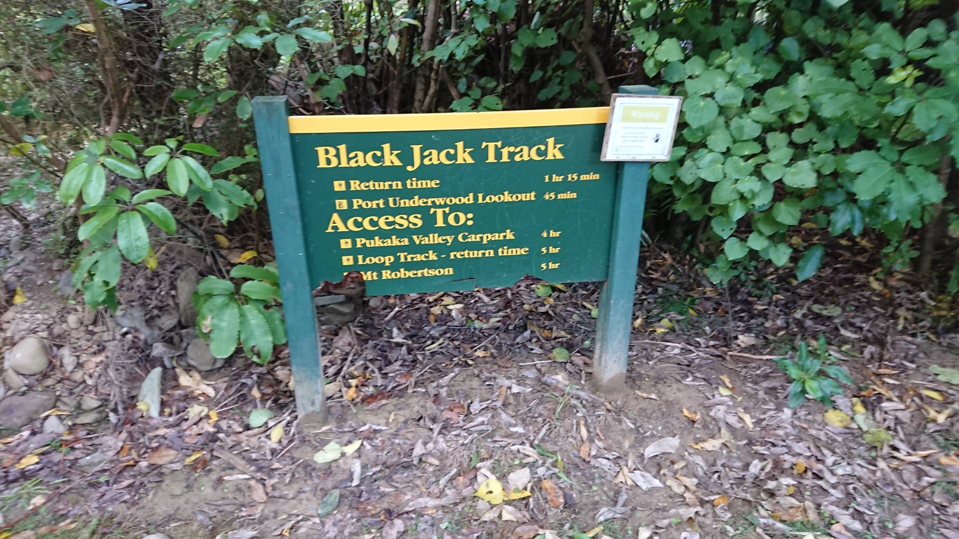 ...but we’re heading along the Black Jack Trail...