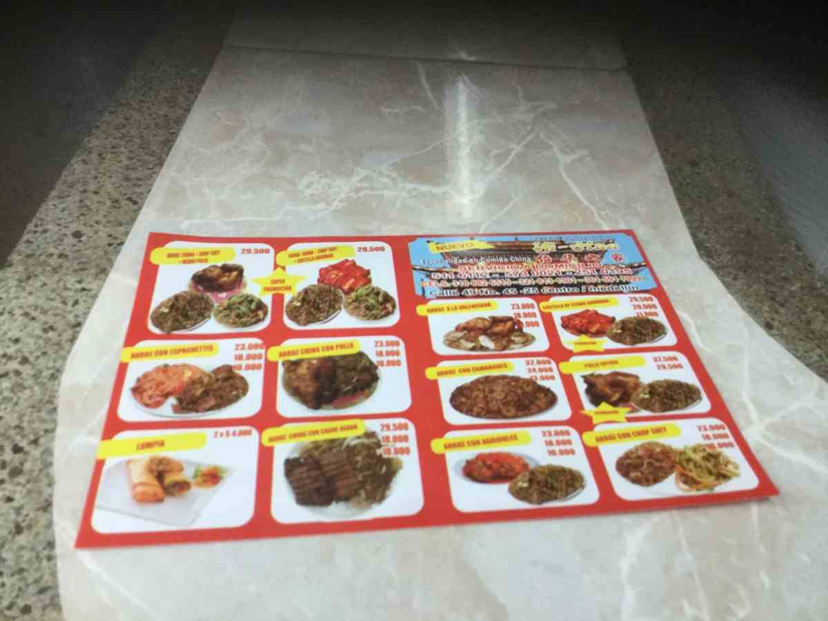 The menus, be very wary. This is usually greasy, and not Chinese food. Think Food court in a cheap all