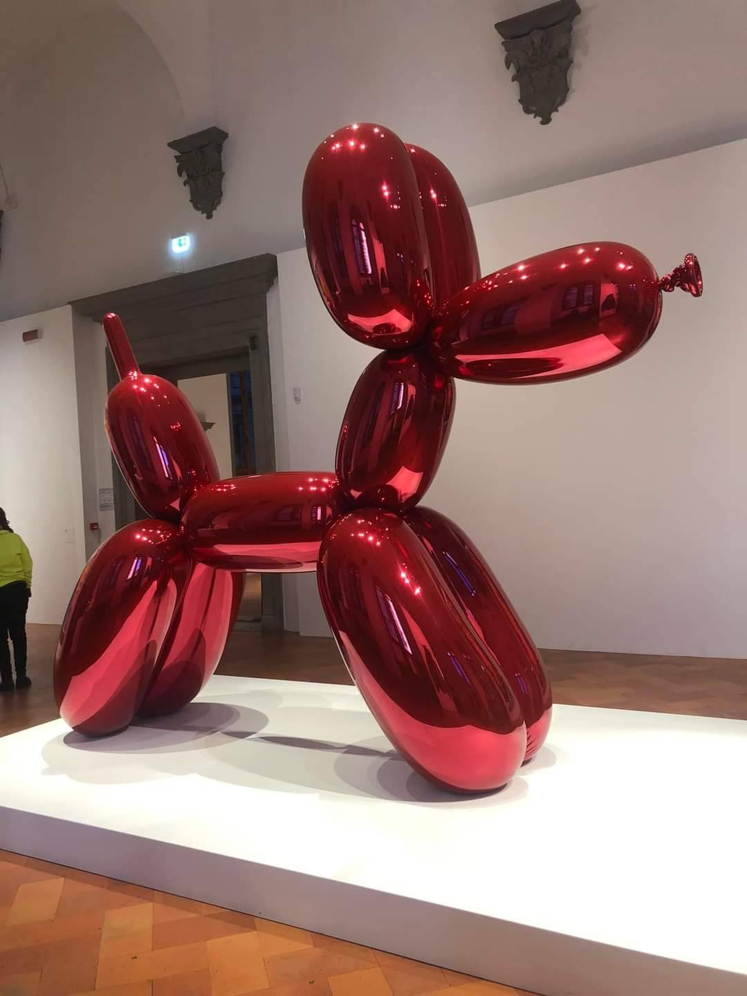 Jeff koons Shine exibithion in Florence.