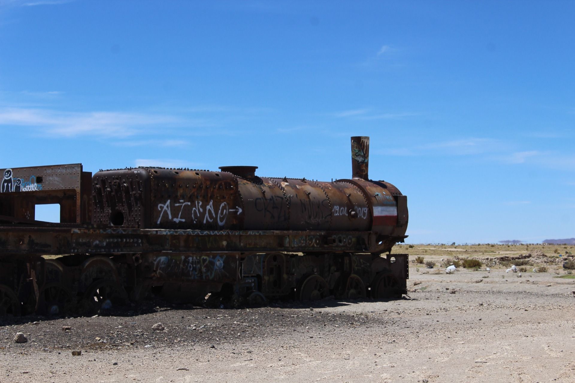 Trip to South America no. 58 Bolivia - Uyuni Train Cemetery