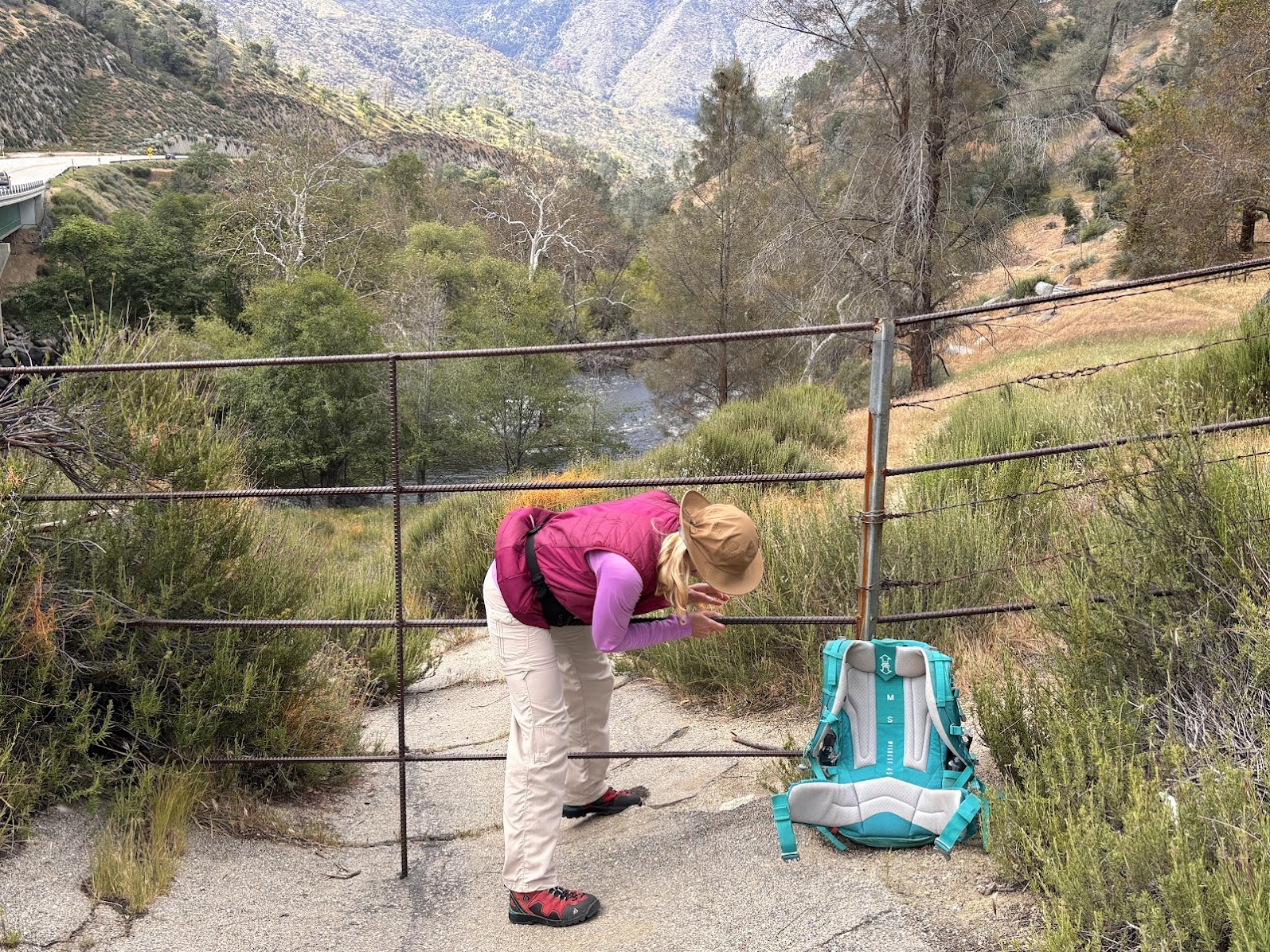 Kern River Trail - access from parking...