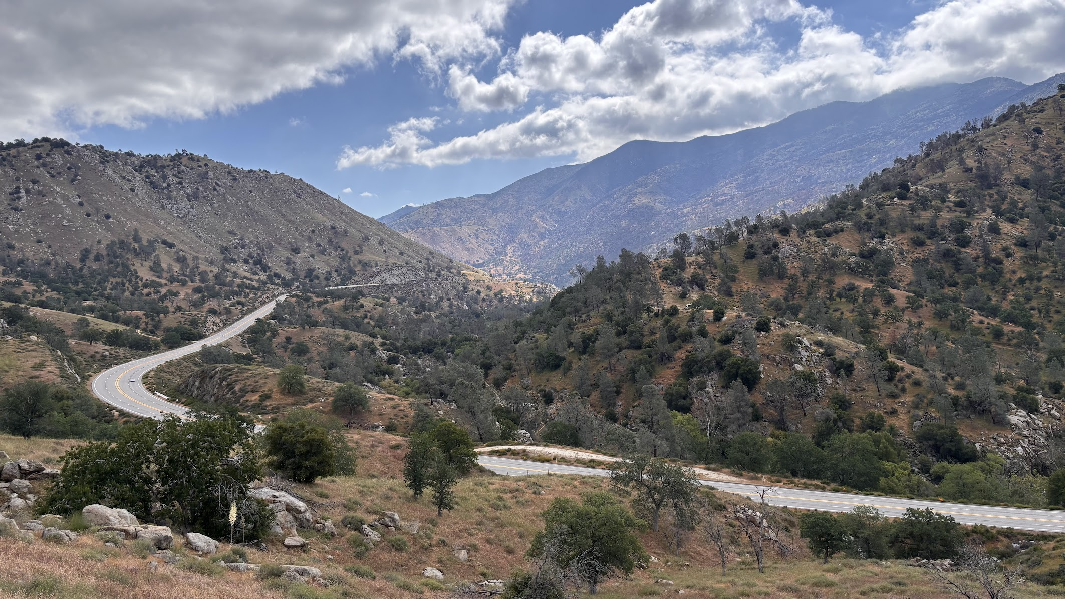 HWY 178 viewed from Kern River Trail