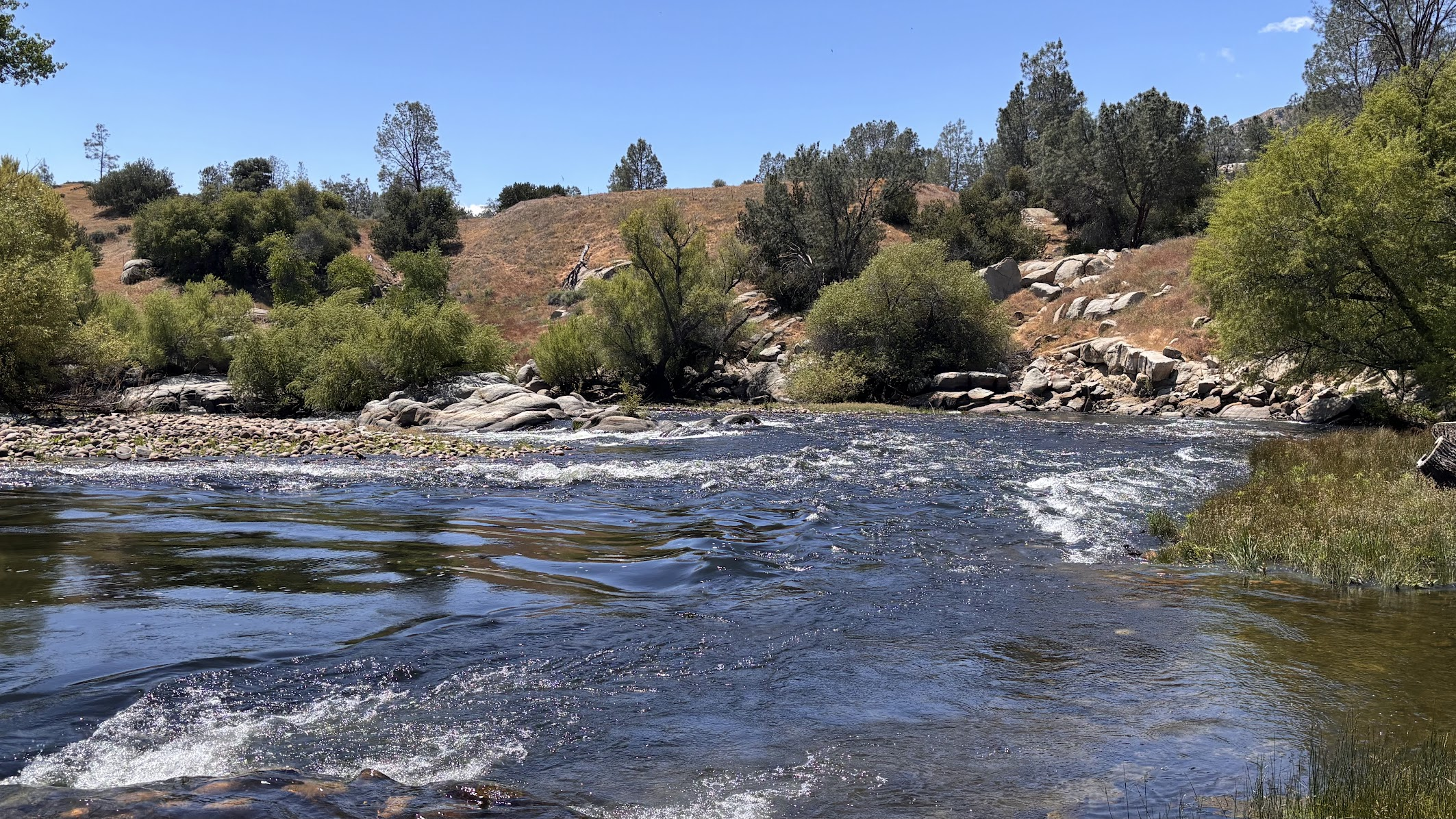 River Kern just below Lake Isabella