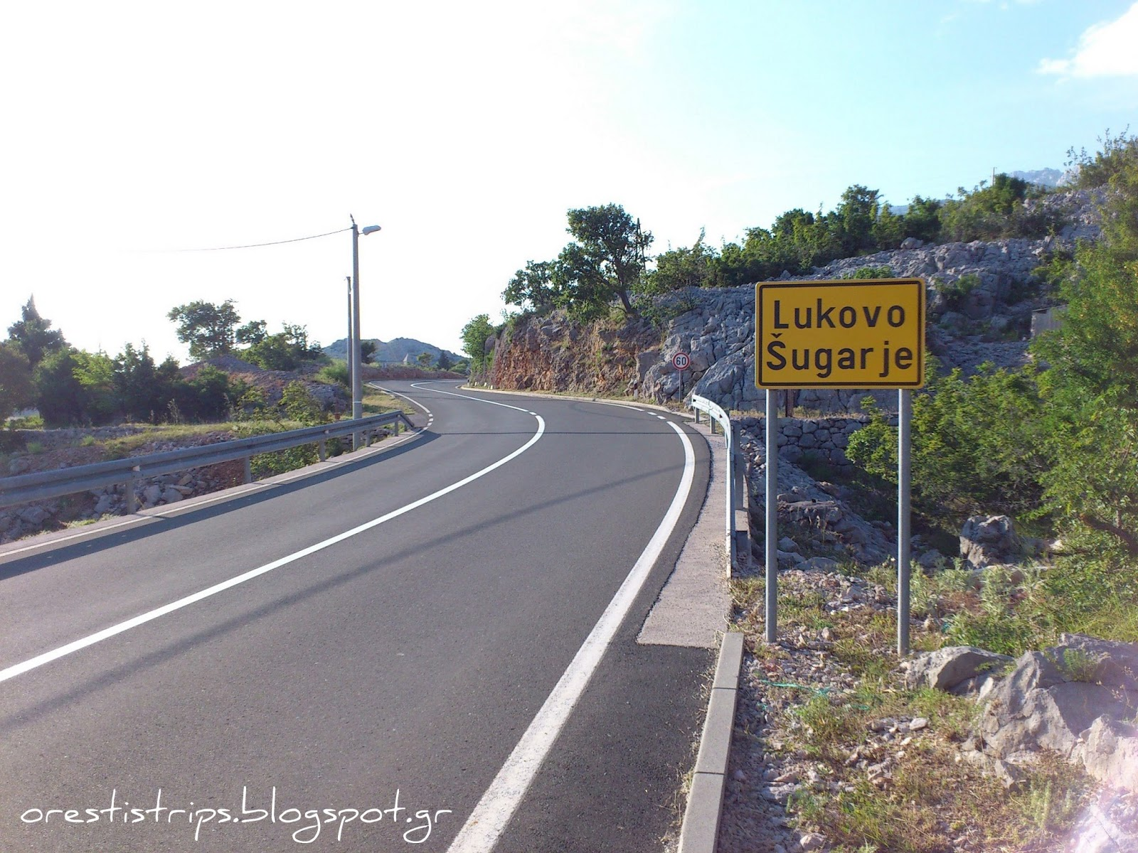 A tiny village (?) by the sea