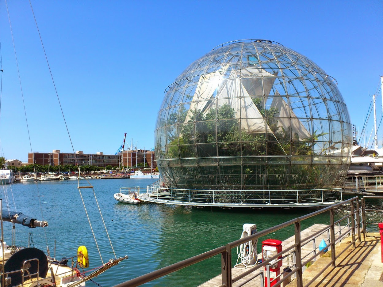 The botanical garden of Biosfera