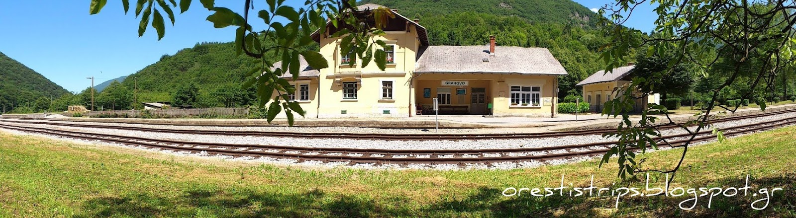 The local train station of Grahovo