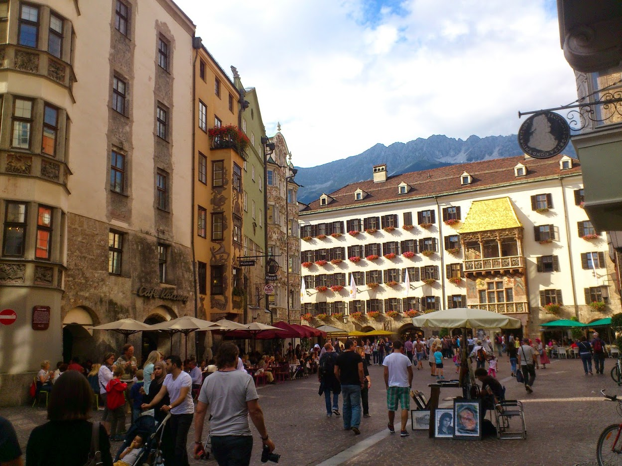 Lovely old center of Innsbruck