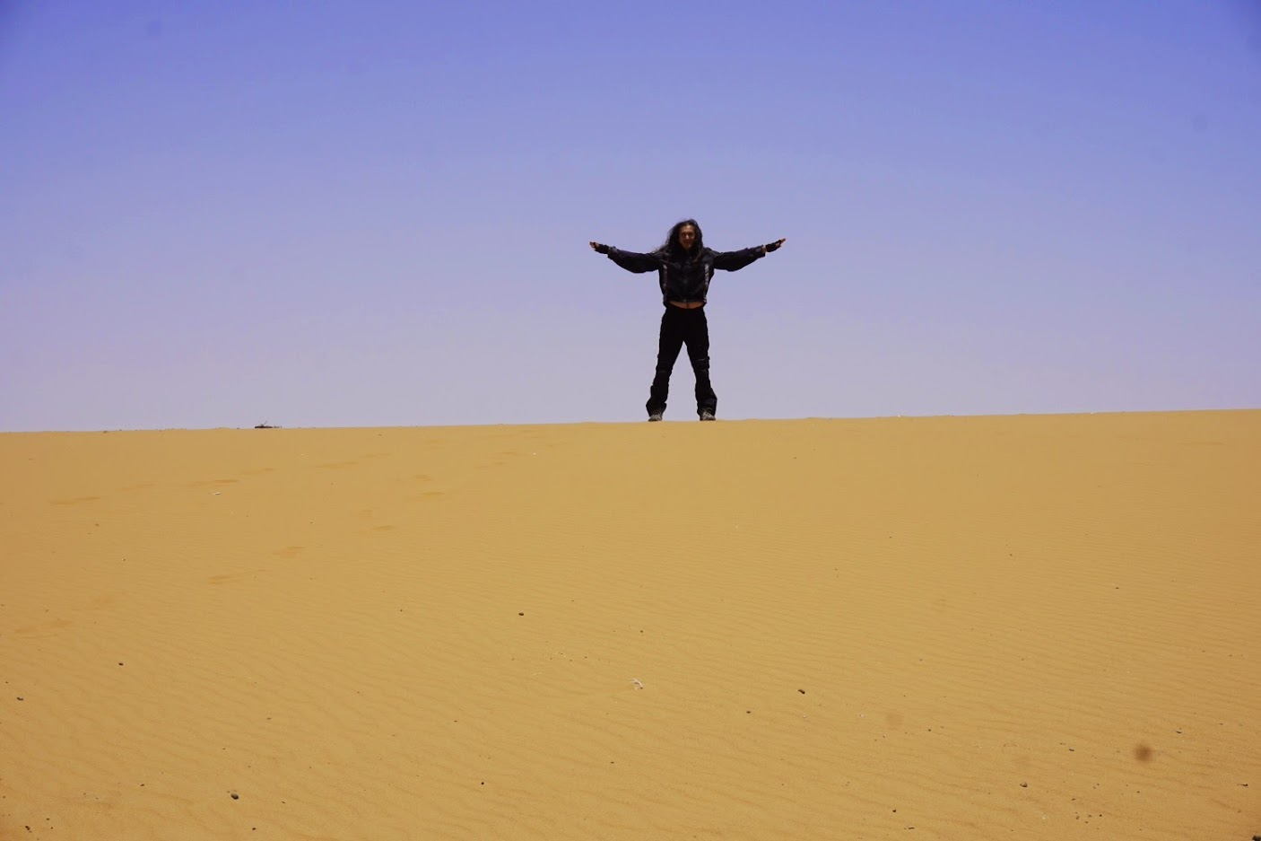 Me feeling like on top of the world while being not even close to it