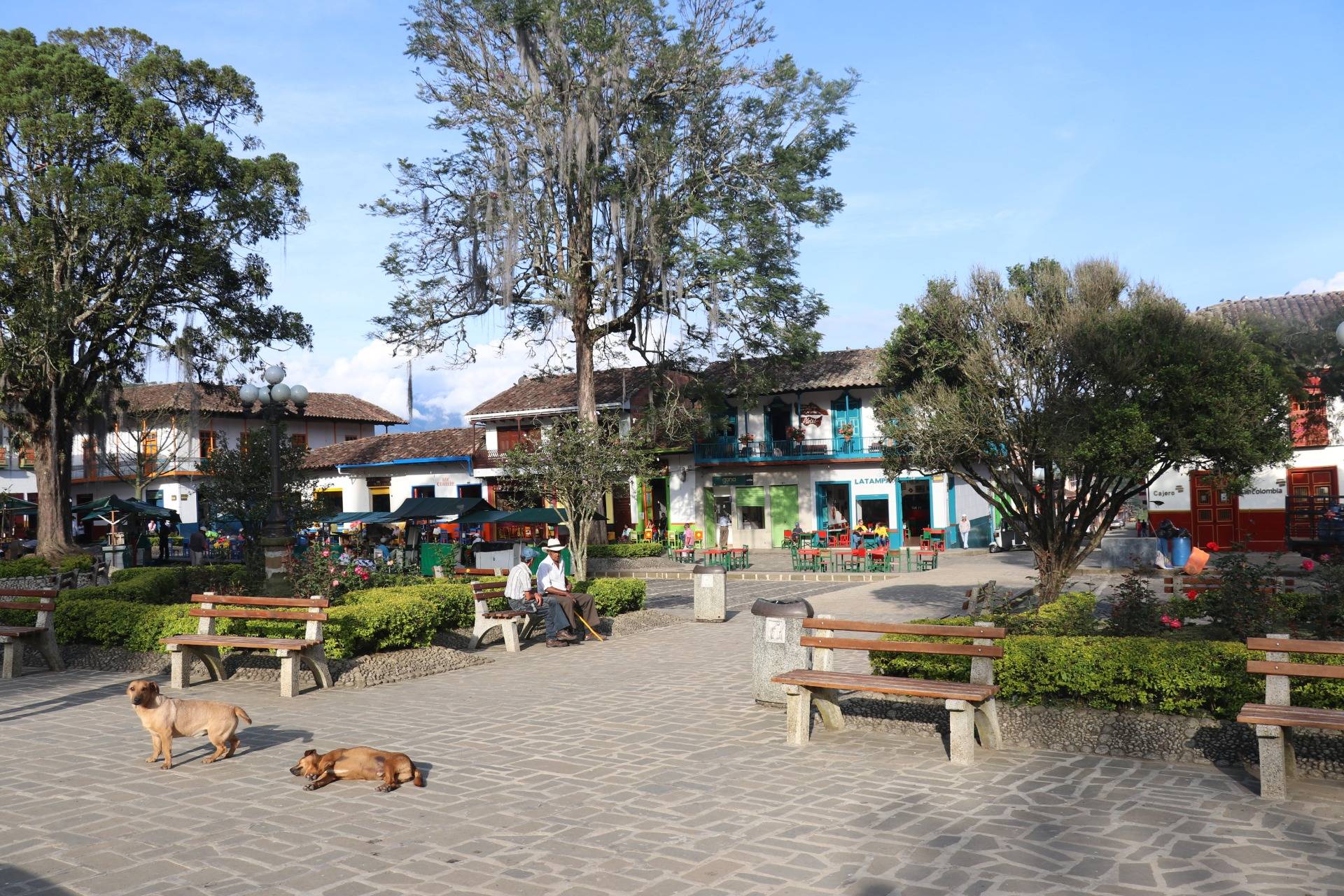 Town square in