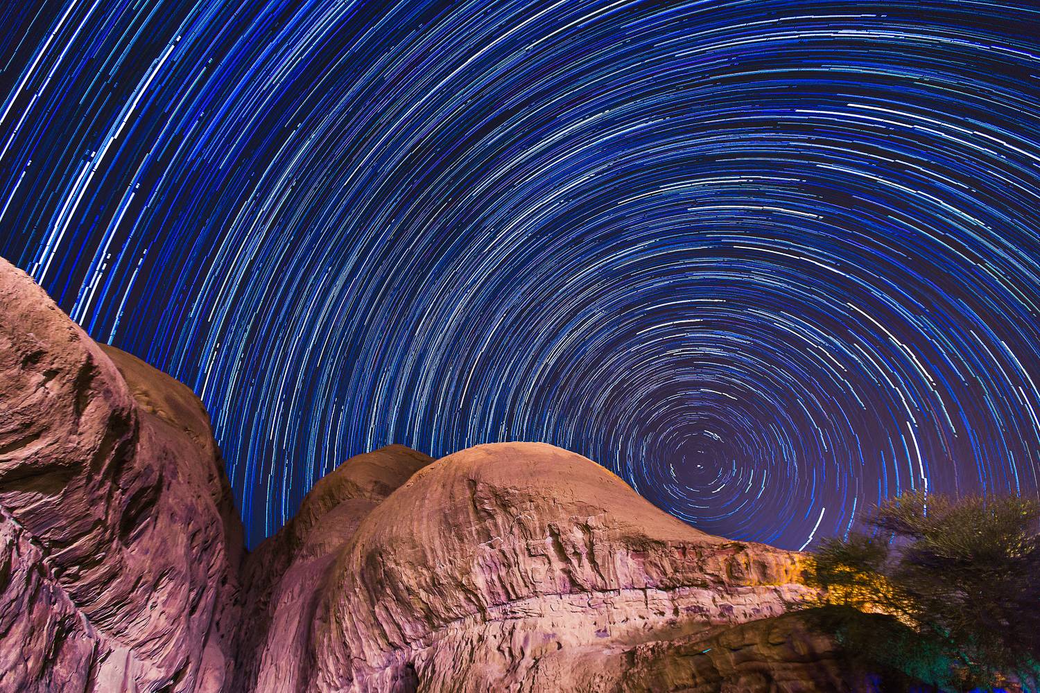 Star Trails over The Captain's Camp