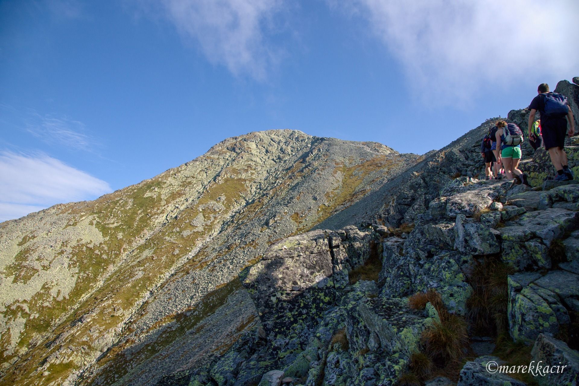 View to Kriváň from Kriváňsky žľab