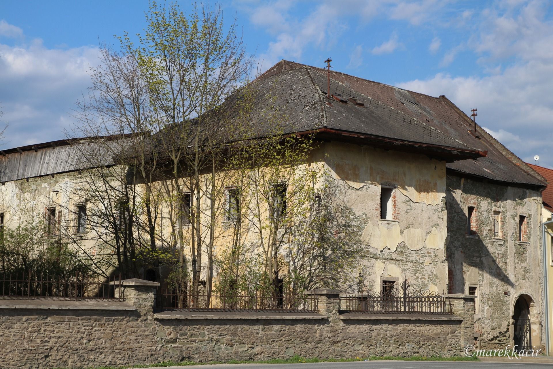 Old farm buildings