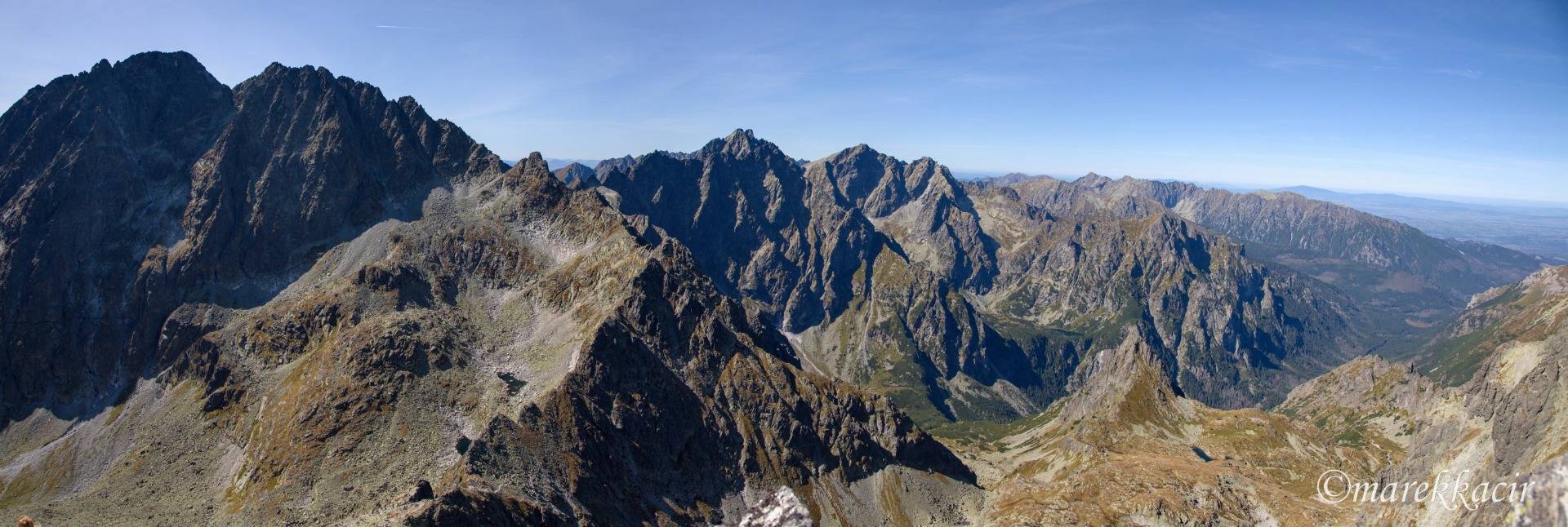 View from peak Východná Vysoká