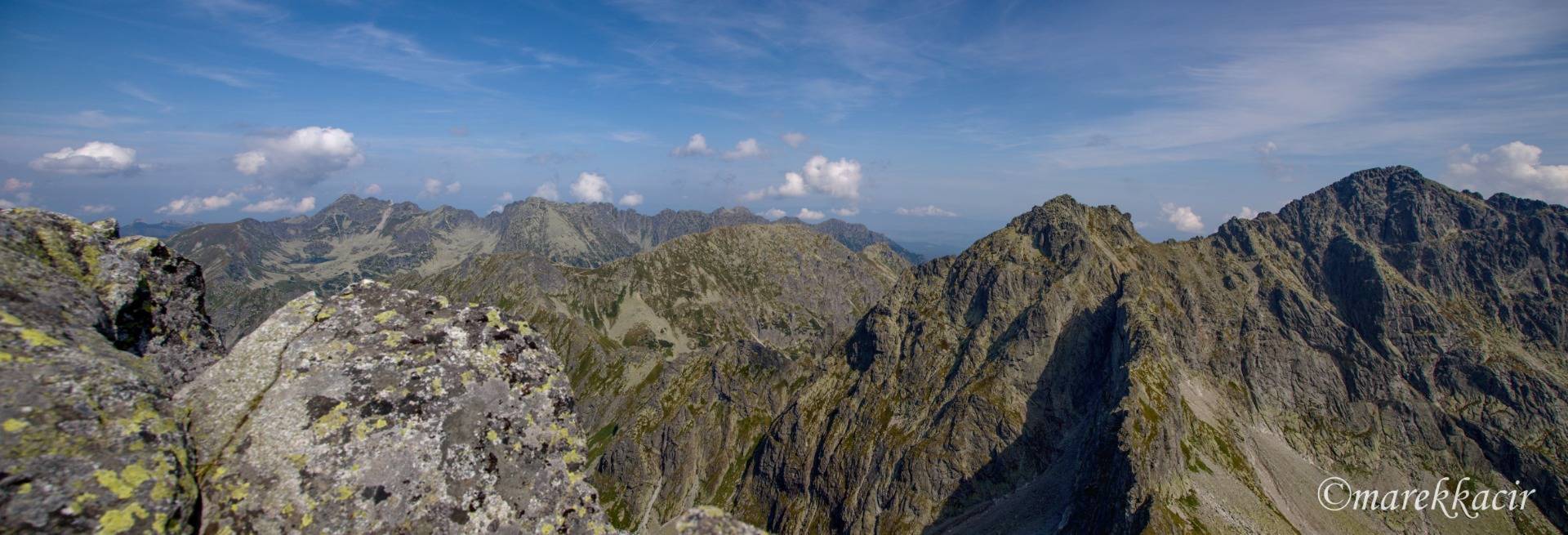 View from peak Kôprovský štít
