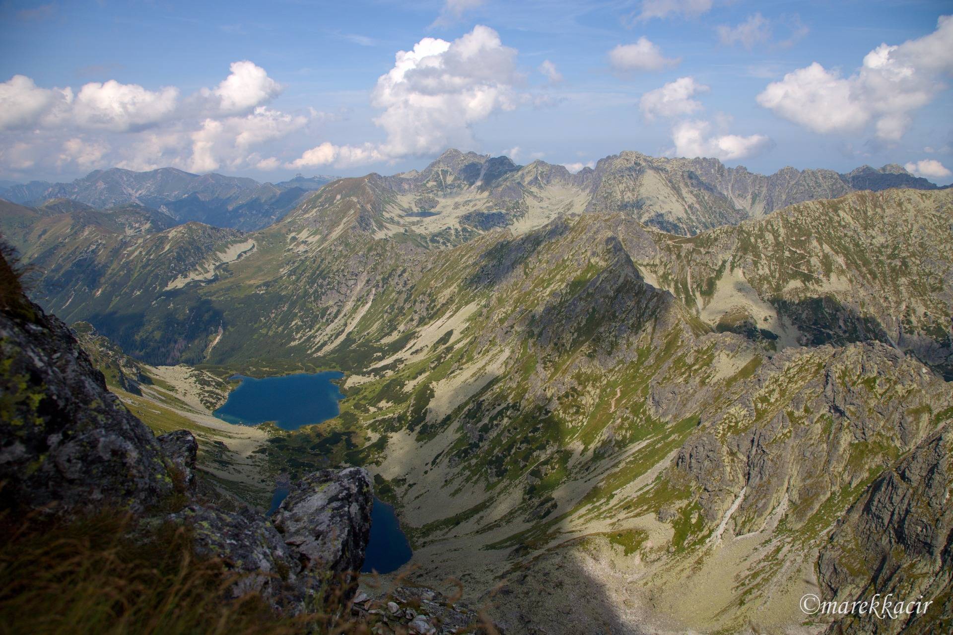View from peak Kôprovský štít