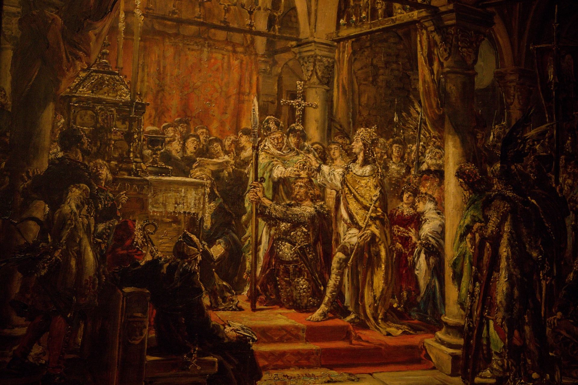 painting in the Royal Palace