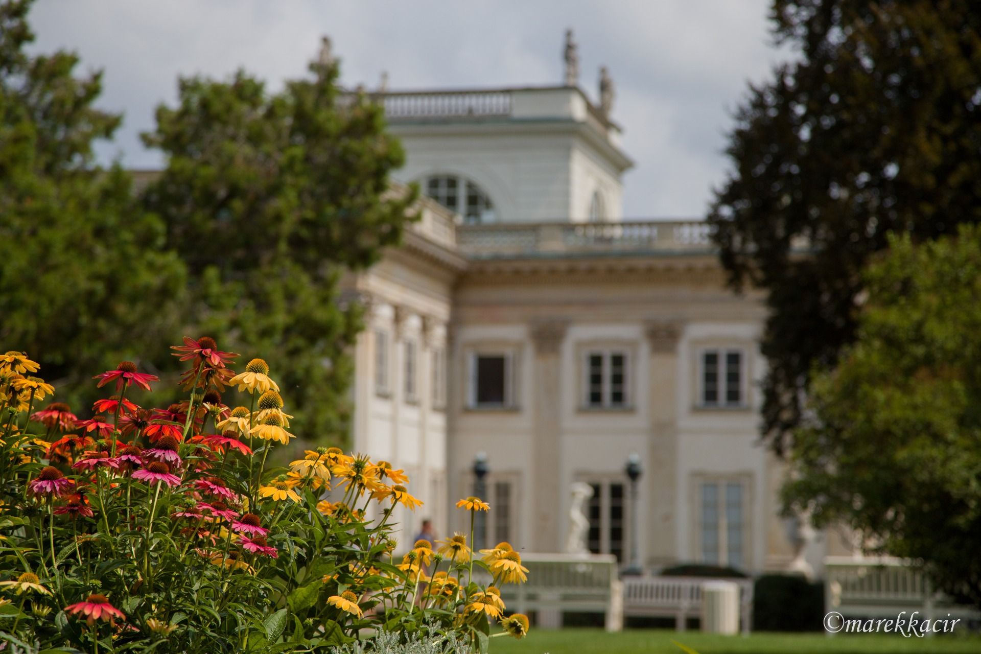 Palace on the island.