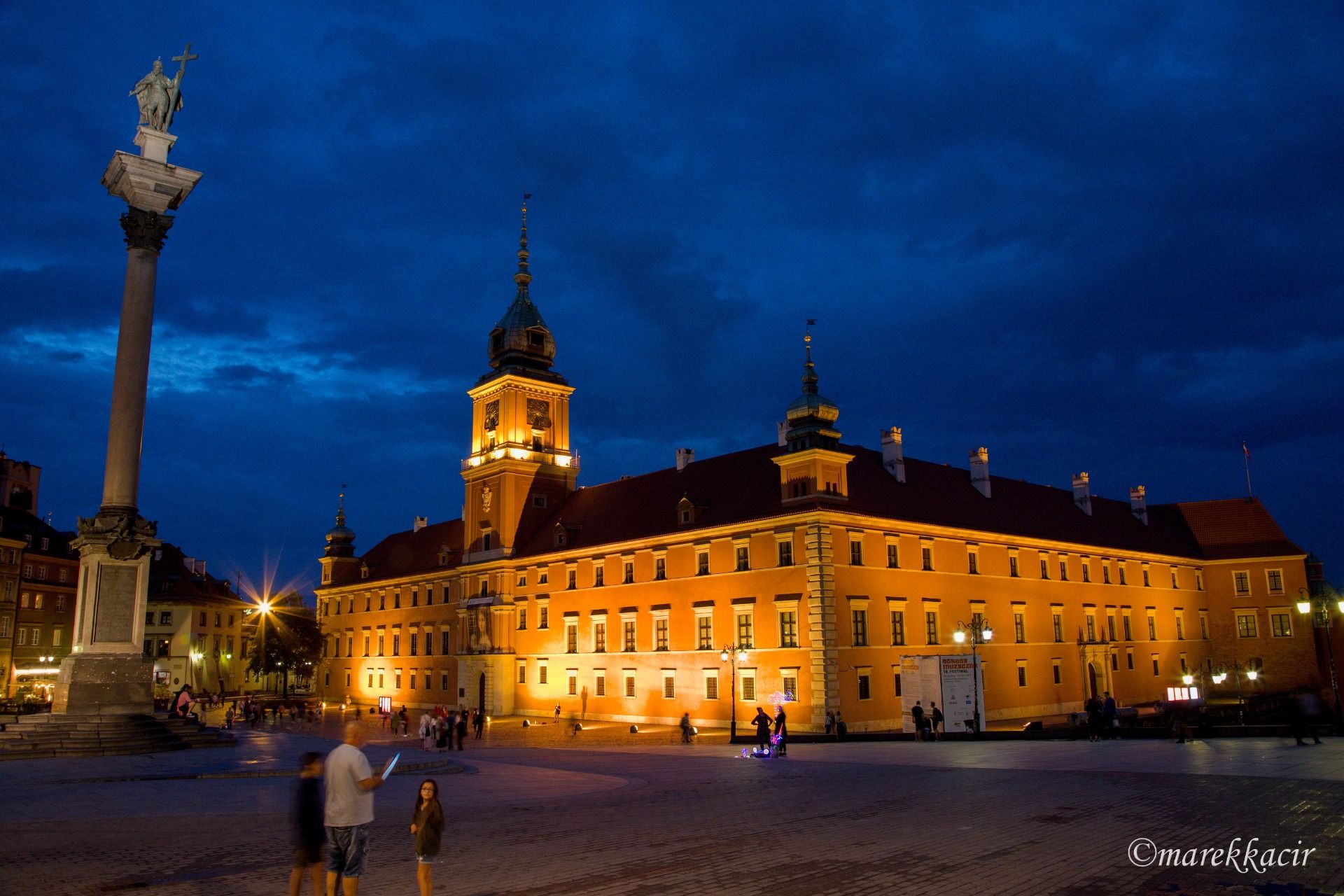 Warsaw at the night