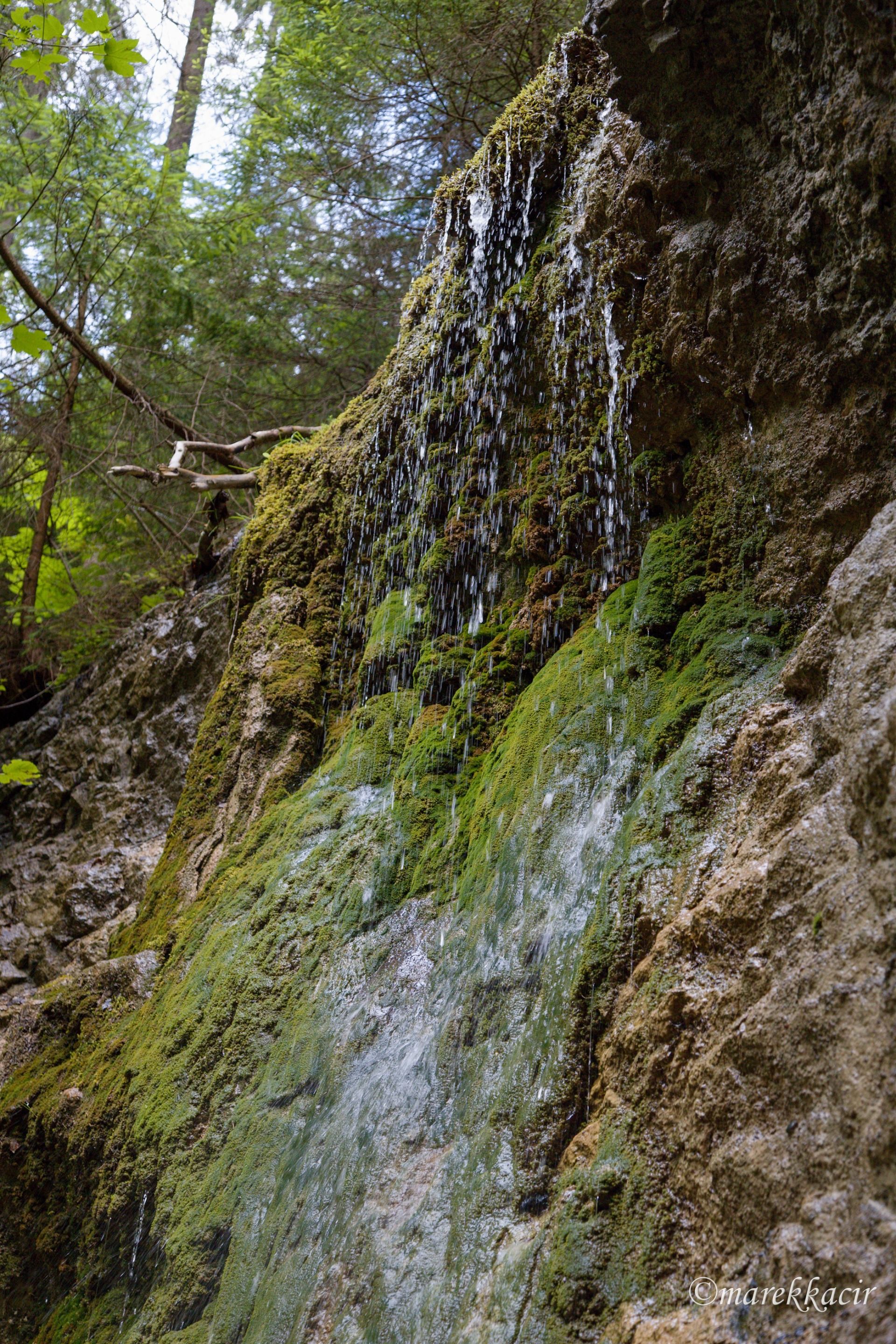 Machový waterfall