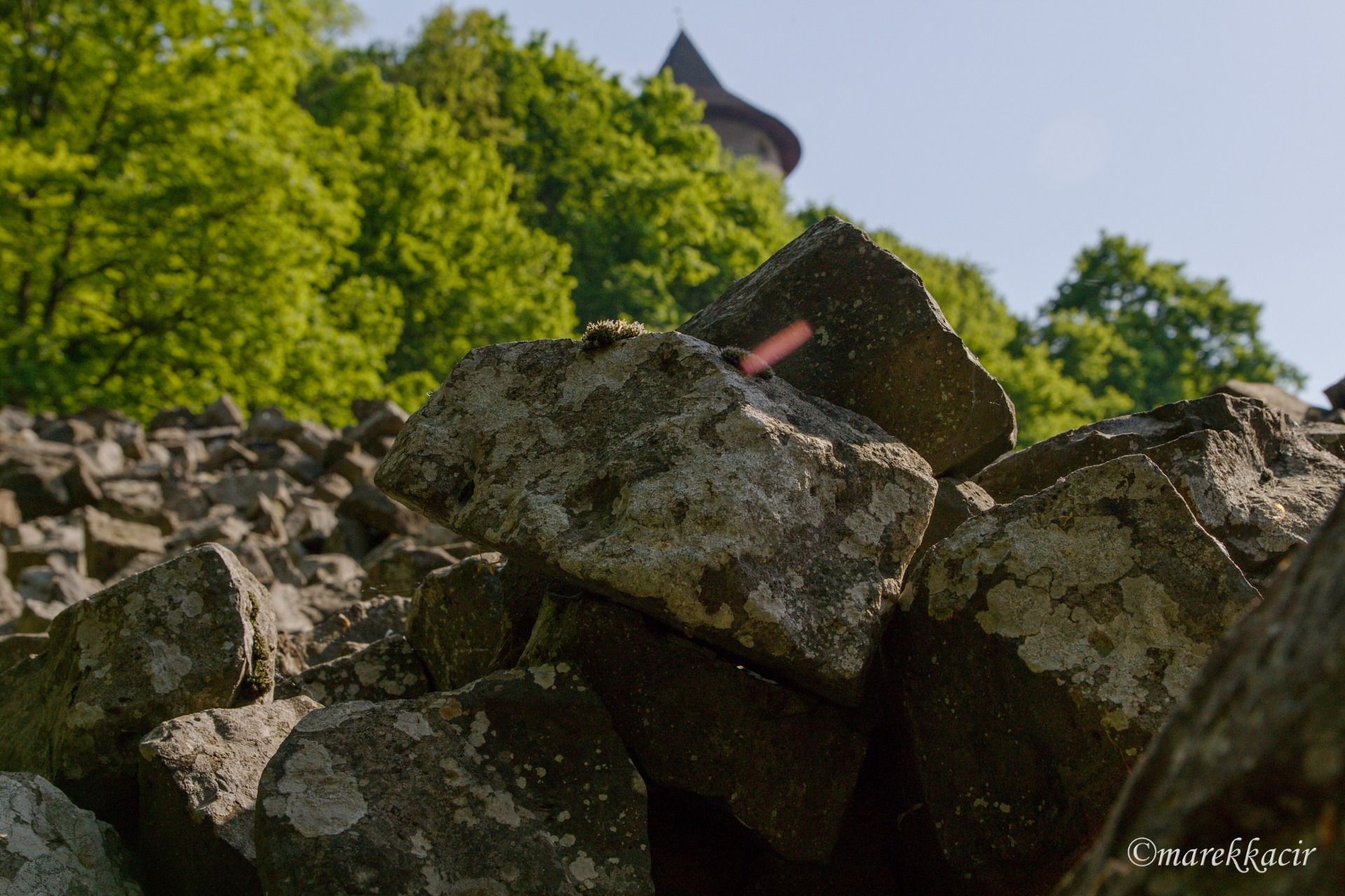 Stones sea under castle