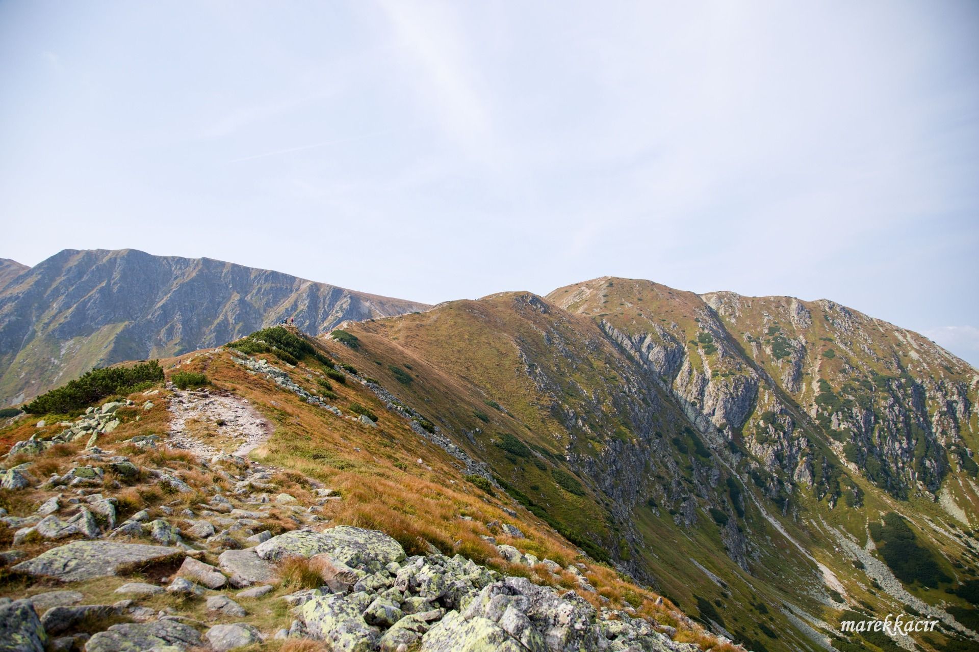 In the distance is the hill Brestová