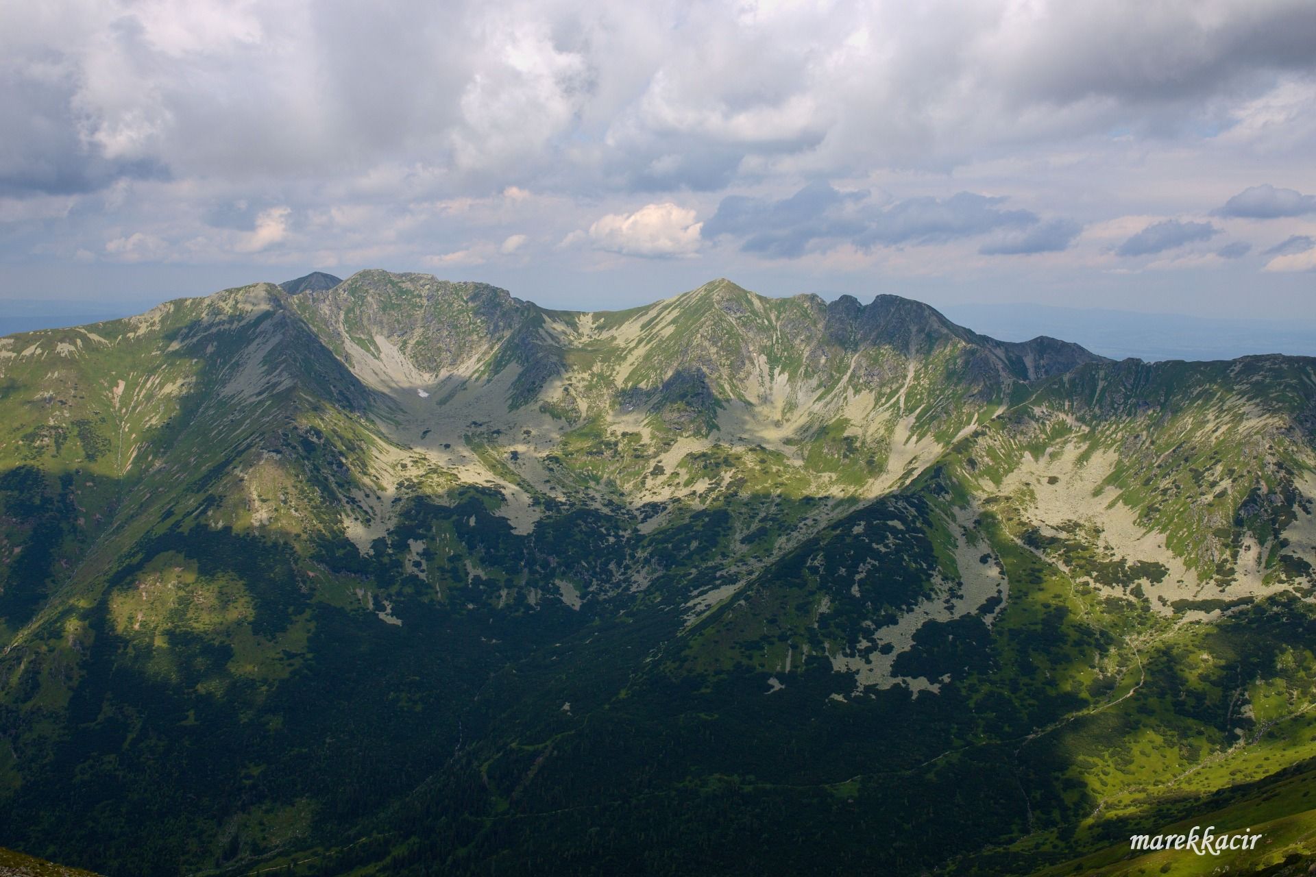 View from Baranec hill