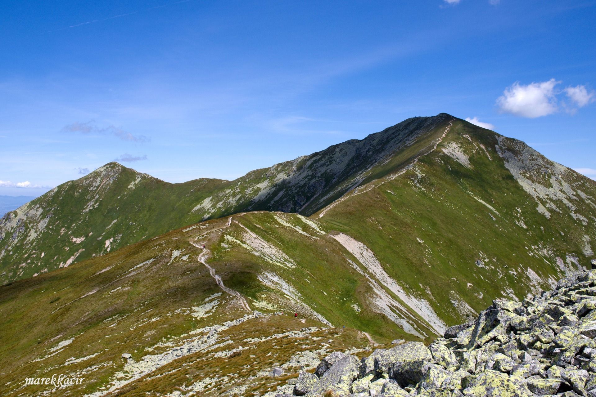 Hrubý vrch and Jakubina hill