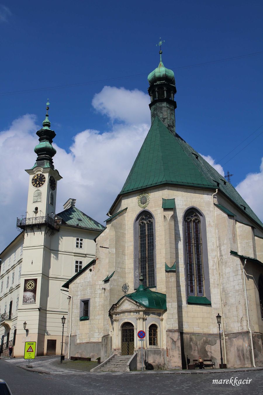 The historical center of Banská Štiavnica