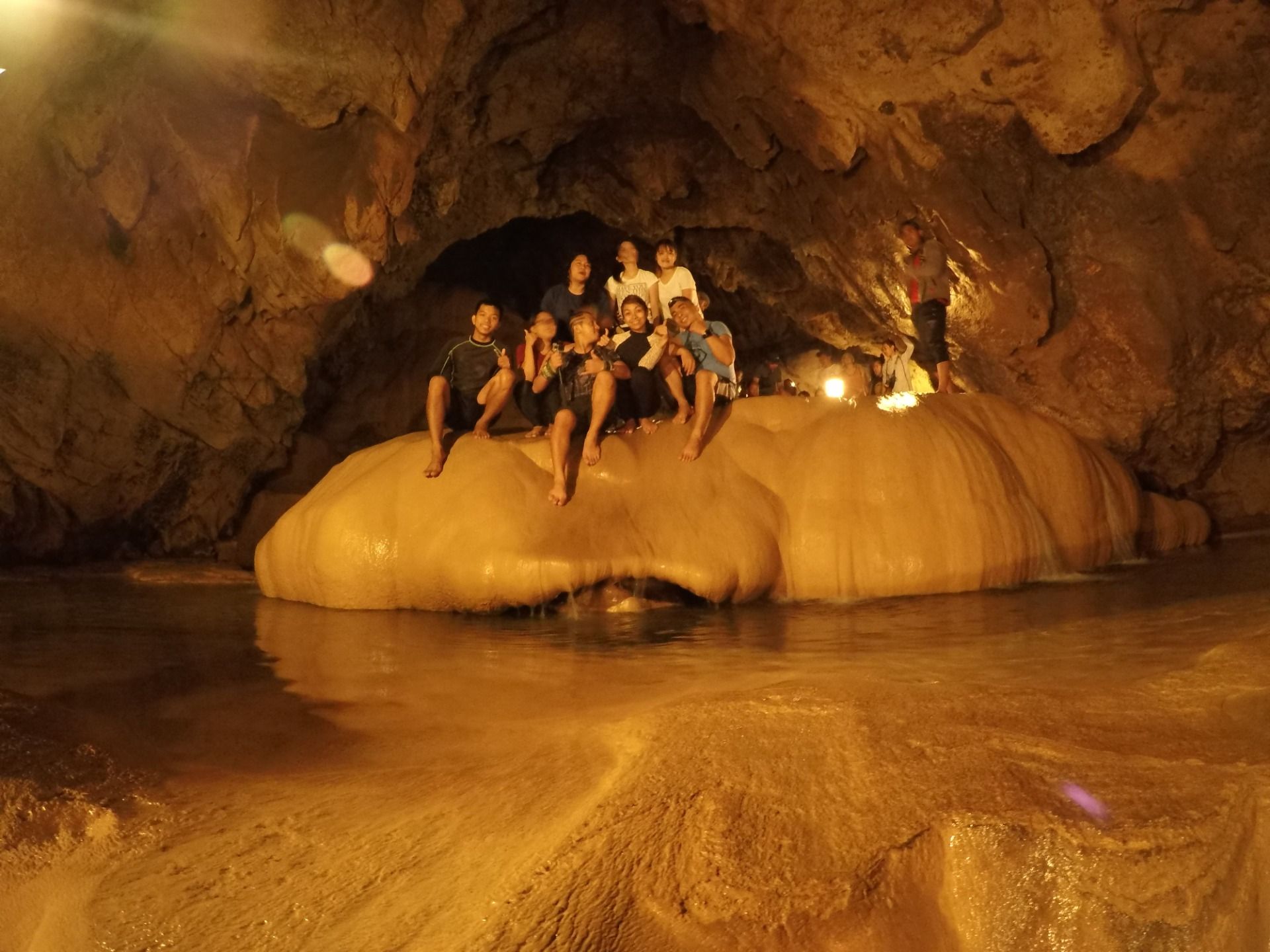 This looks like we are seated on a huge tortoise. Do you see her head?