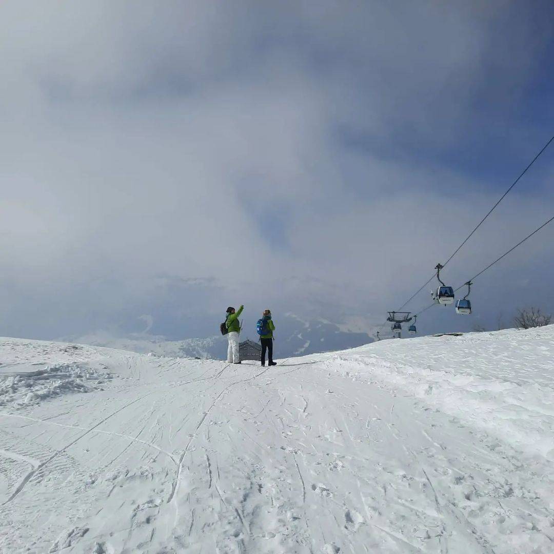 We skied in Grostè