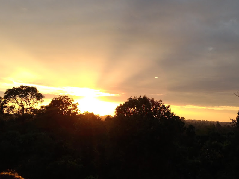 Magical Sunset At Siam Reap, Cambodia