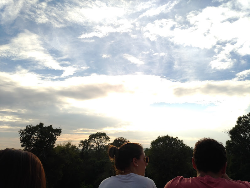 There were many international tourists as well.