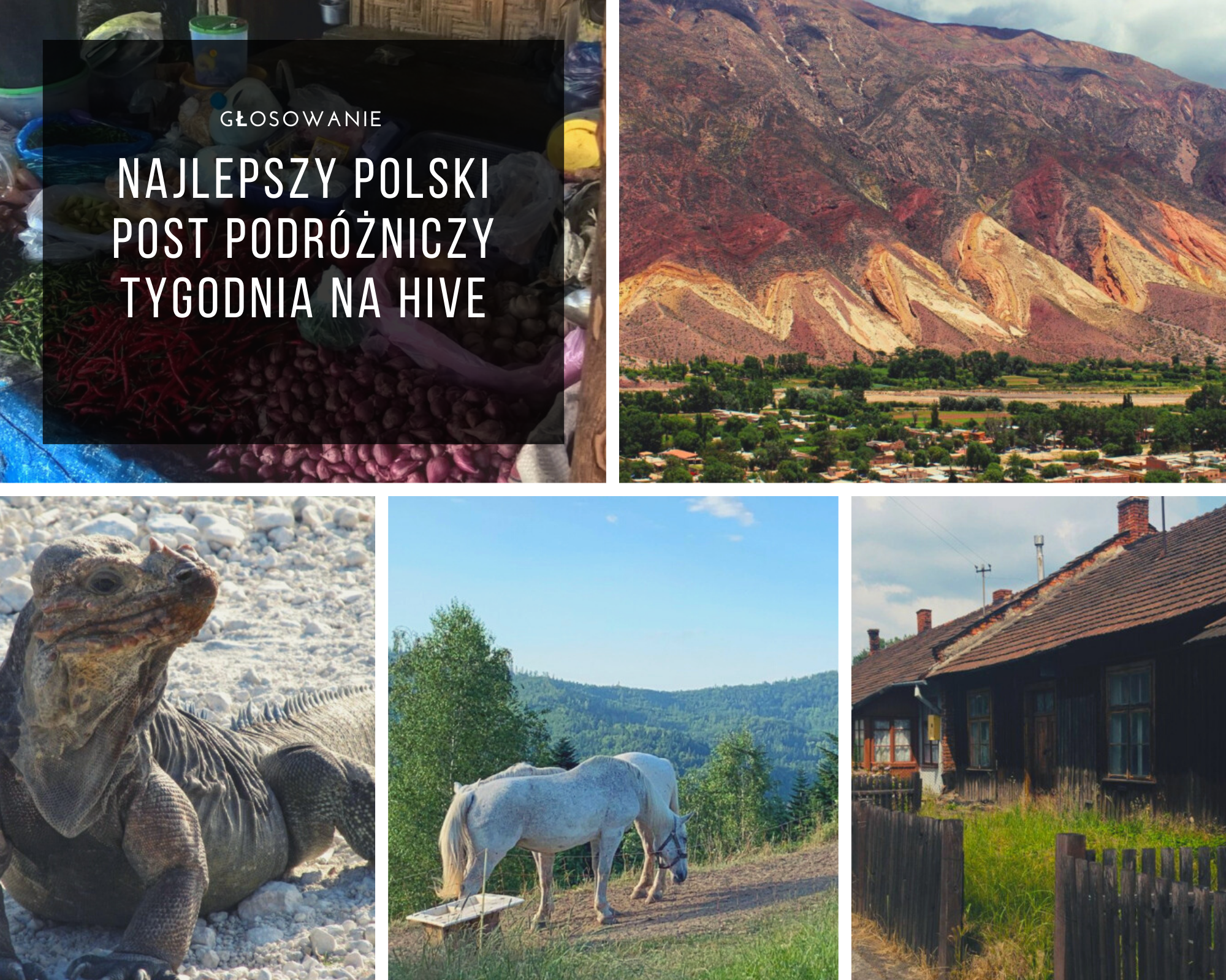 Głosowanie na najlepszy post podróżniczy tygodnia na HIVE #136