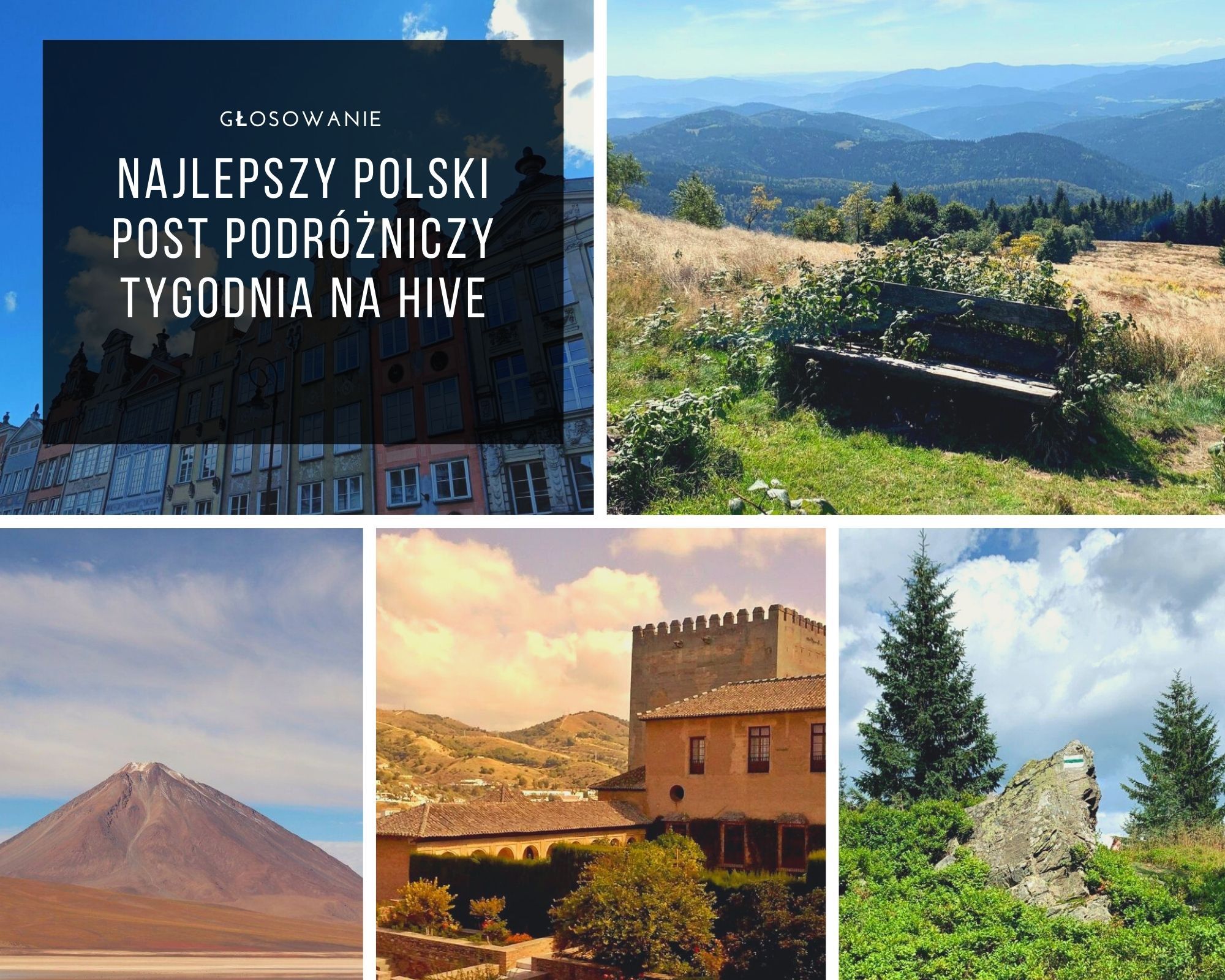 Głosowanie na najlepszy post podróżniczy tygodnia na HIVE #145