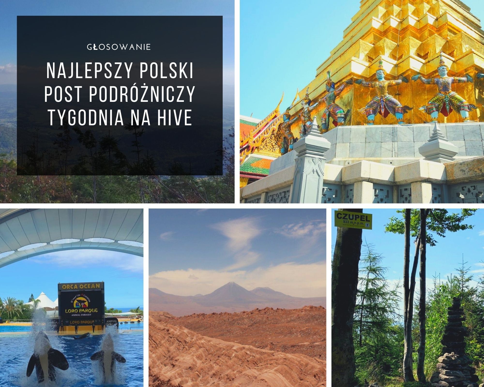 Głosowanie na najlepszy post podróżniczy tygodnia na HIVE #147