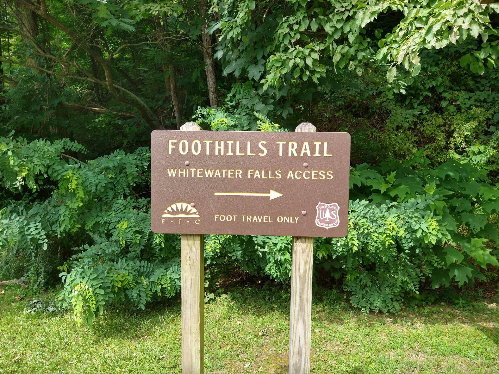 Part of the Foothills Trail, this hike is only about a half a mile roundtrip.