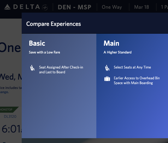 Delta Basic Economy Rules and Restrictions