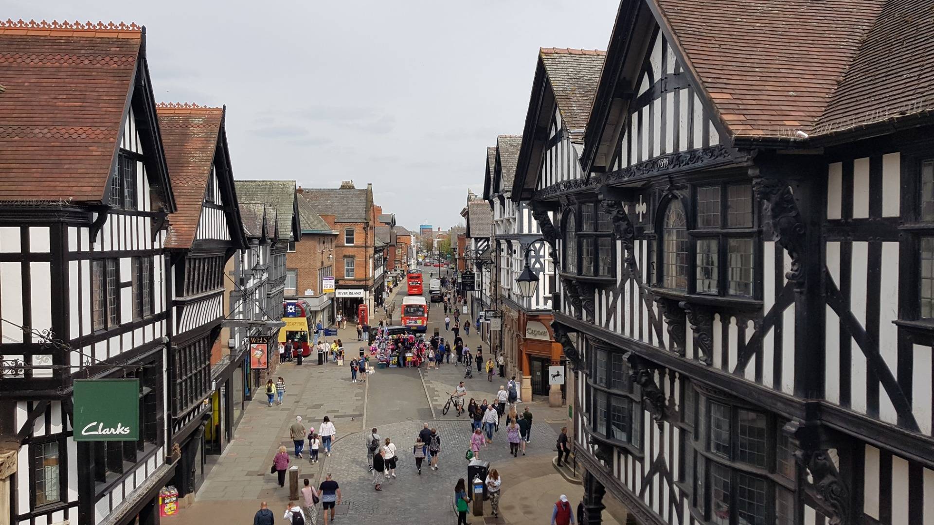 Chester’s classic medieval timber frame buildings.