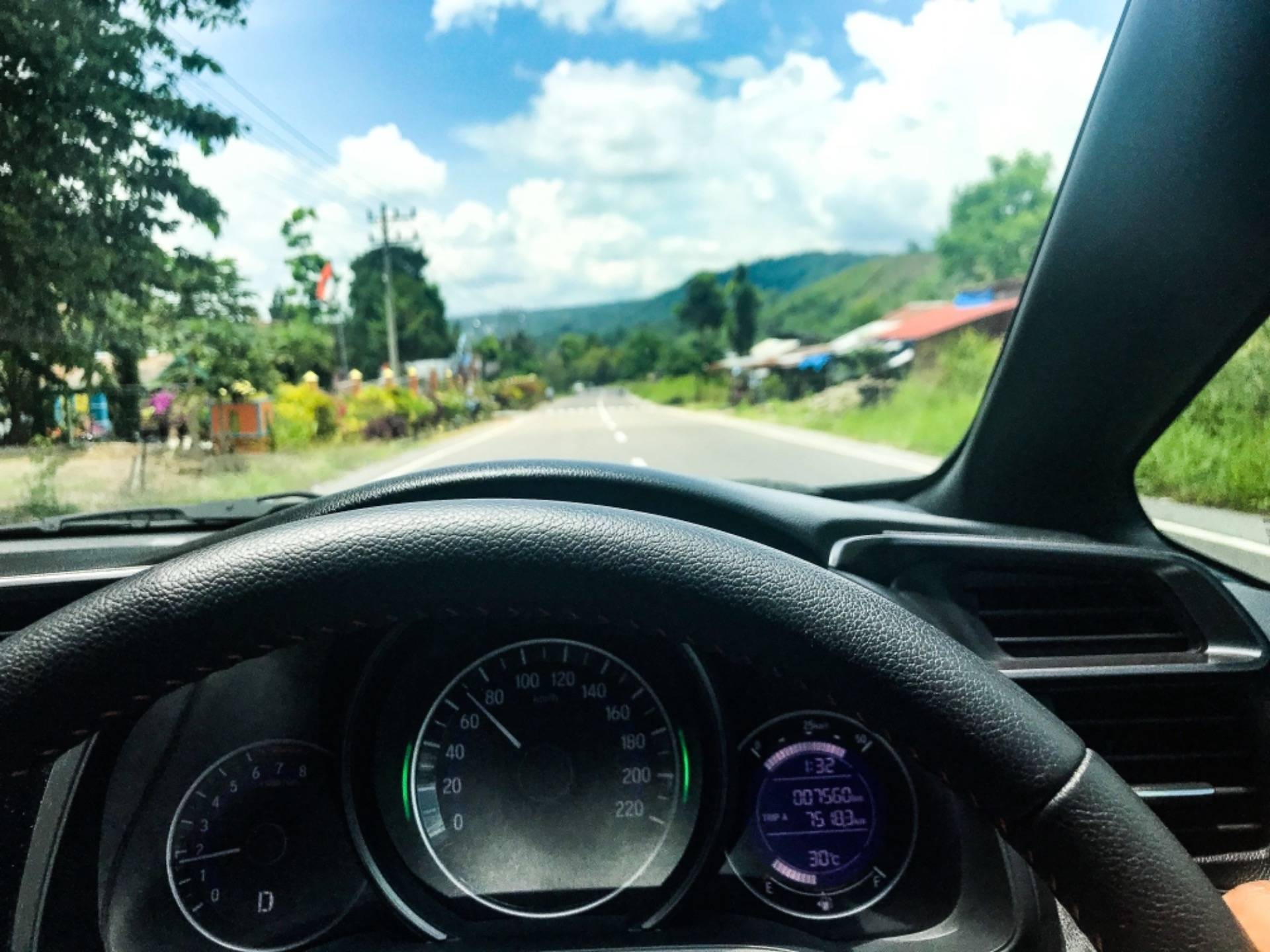 Driving from Bireuen Town