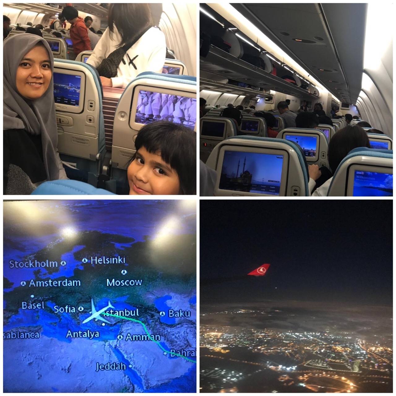 Taking Turkish Airline: In-Flight Moments