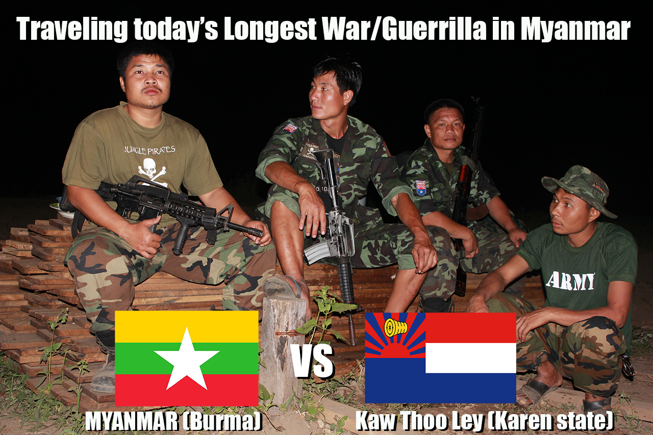Traveling Guerrilla Zone in Myanmar