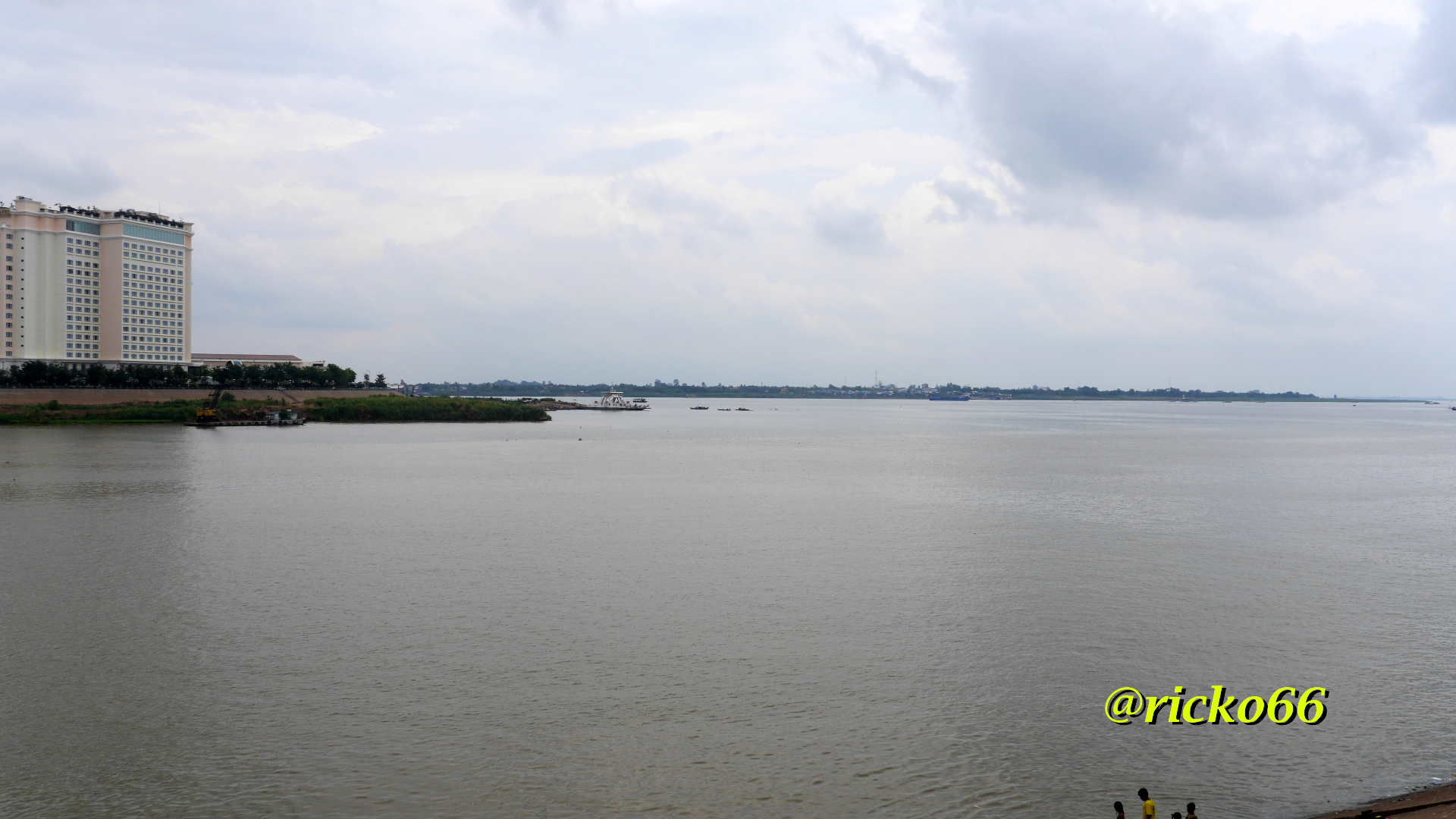 The junction between the two river