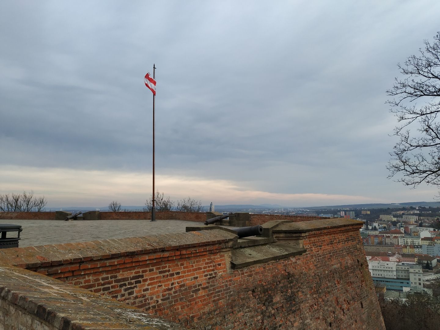 A beautiful view of all sides of Brno from Špilberk