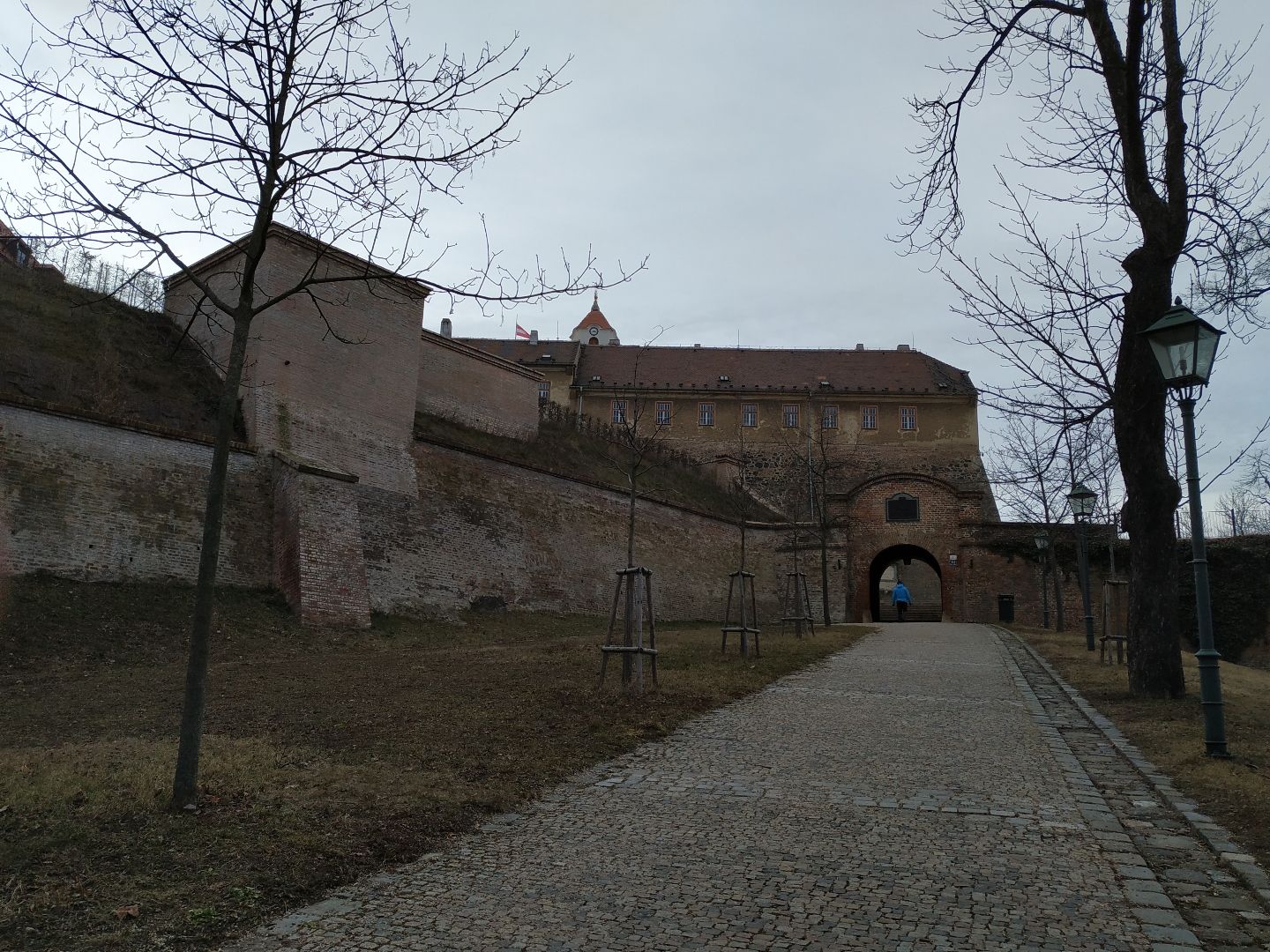 The entrance to the castle