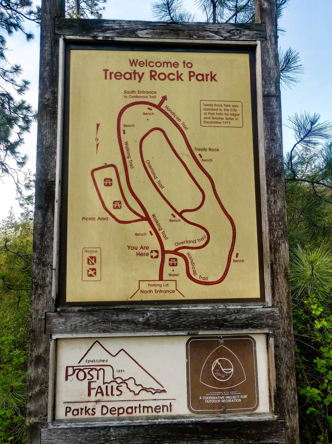 Treaty Rock Hiking Trail